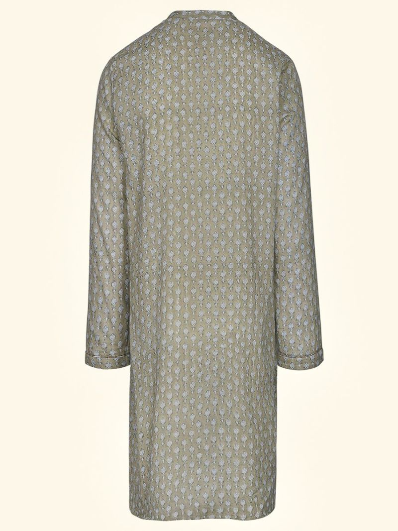 Male Nightshirt - Blockprint Archive Collection  , made of soft cotton for 