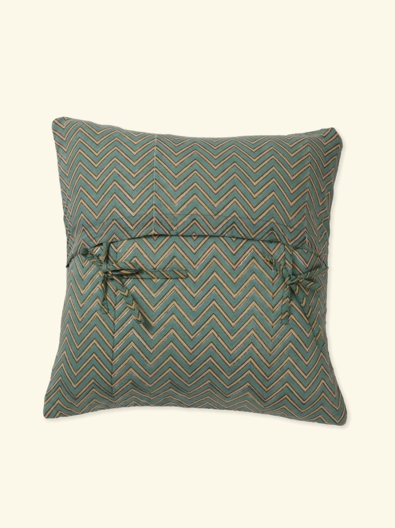 Unisex Kussensloop - Blockprint Archive Collectie  , gemaakt van zacht katoen voor 
