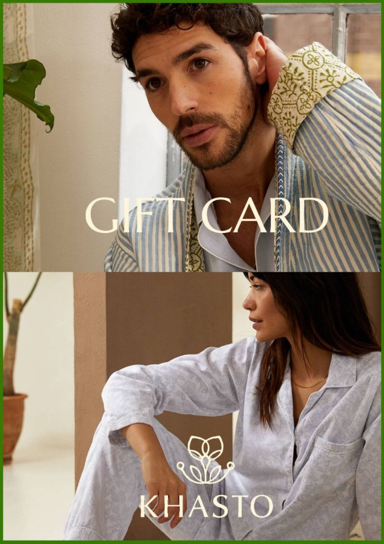  Khasto - Gift Card  , aus weicher Baumwolle für 