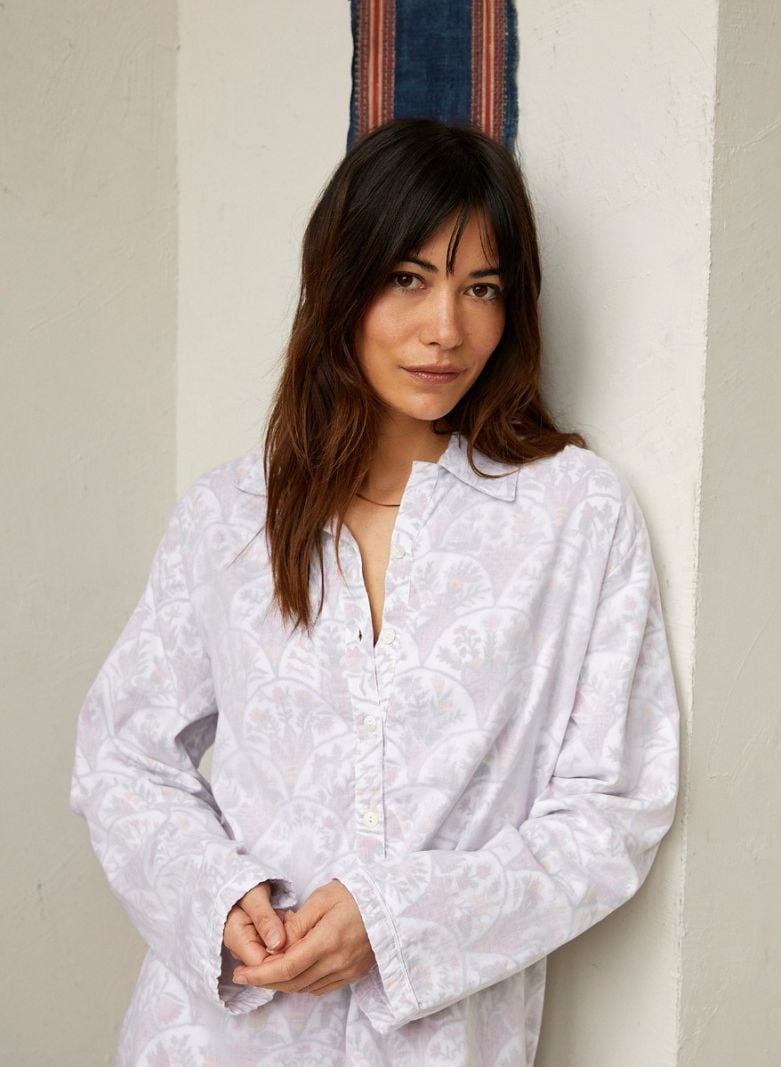 Female Nightshirt - Floral - The Cotton Cashmere Collection  , made of soft cotton for 