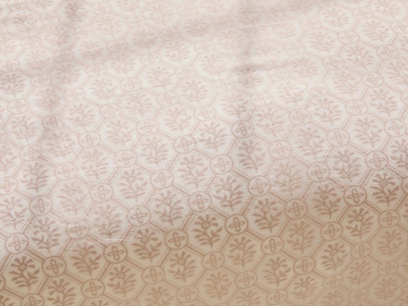 Unisex Bettwasche Set - Beige Bloom - Die Cotton-Cashmere-Kollektion  , aus weicher Baumwolle für 