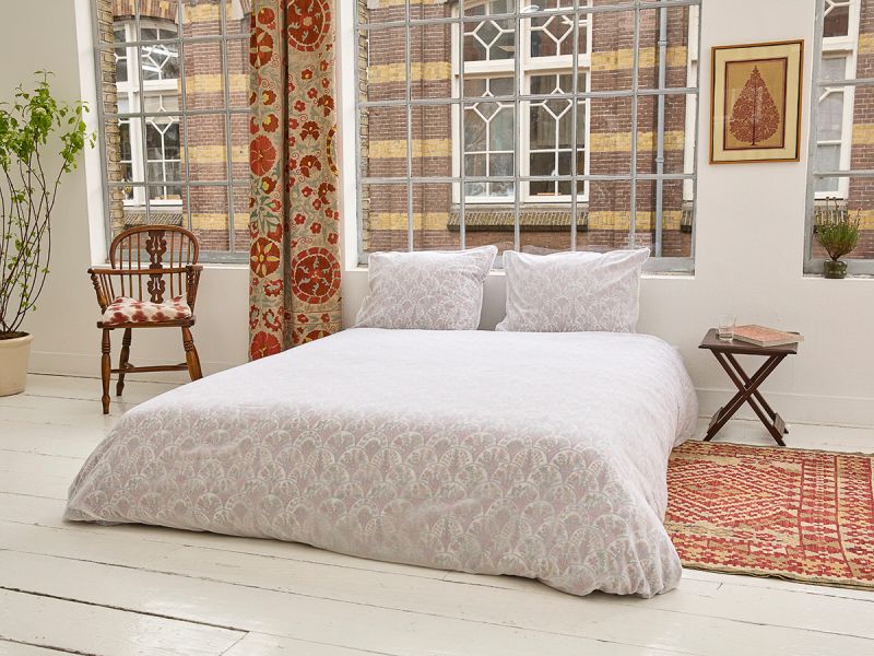 Unisex Housse de couette - Floral - The Cotton Cashmere Collection  , en coton doux pour 