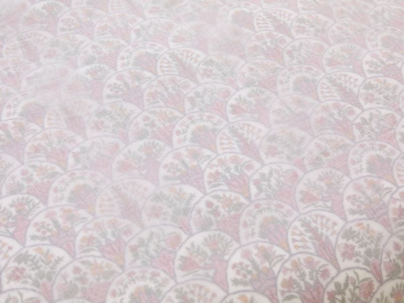 Unisex Housse de couette - Floral - La Collection Coton Cachemire  , en coton doux pour 