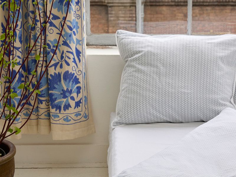 Unisex Housse de couette - Blue Twig - La Collection Coton Cachemire  , en coton doux pour 