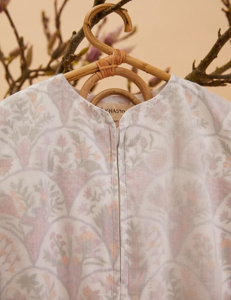 Unisex Baby Sleeping Bag - Floral - The Cotton Cashmere Collection  , made of soft cotton for 