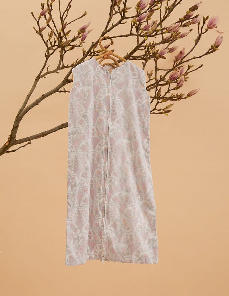 Unisex Sac de couchage bebe - Floral - La Collection Coton Cachemire  , en coton doux pour 