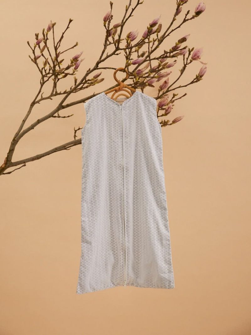 Unisex Baby Slaapzak - Blue Twig - The Cotton Cashmere Collectie  , gemaakt van zacht katoen voor 