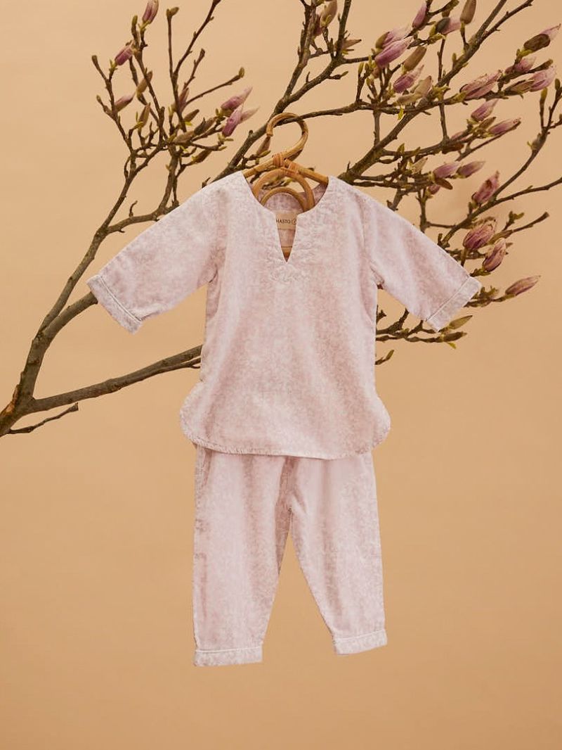 Unisex Kids Pyjama - Red Ivy - The Cotton Cashmere Collection  , made of soft cotton for 