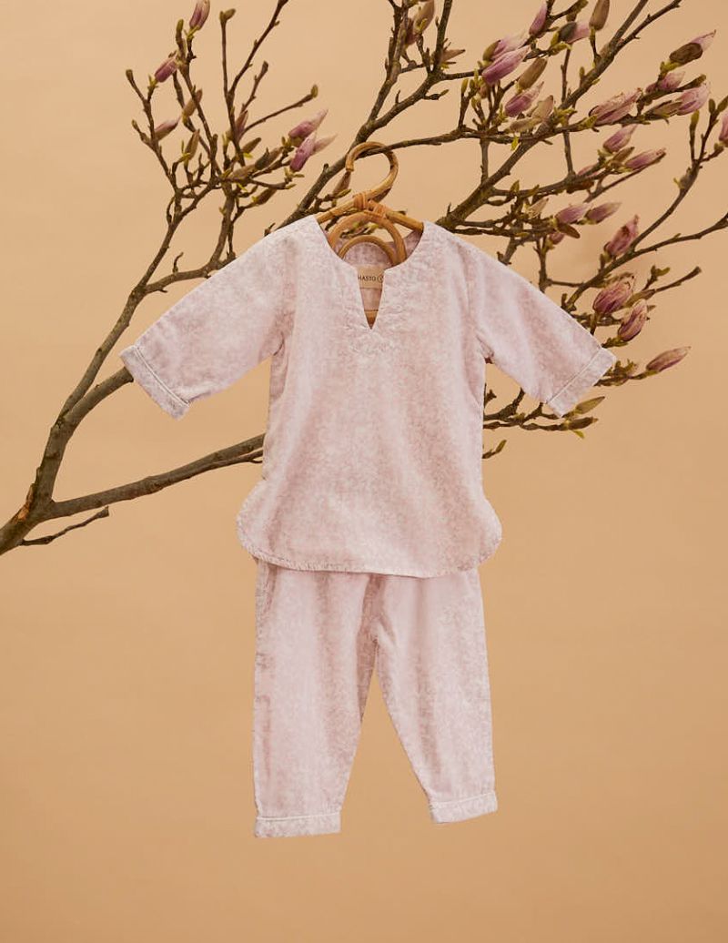 Unisex Kinderpyjama - Red Ivy - Die Cotton-Cashmere-Kollektion  , aus weicher Baumwolle für 