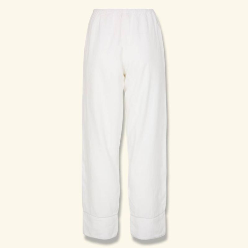 Female Loungehose - Weiss - Die Cotton-Cashmere-Kollektion  , aus weicher Baumwolle für 
