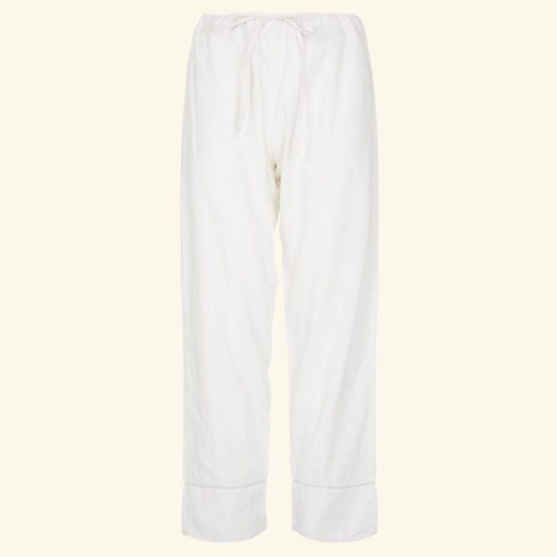 Female Loungehose - Weiss - Die Cotton-Cashmere-Kollektion  , aus weicher Baumwolle für 