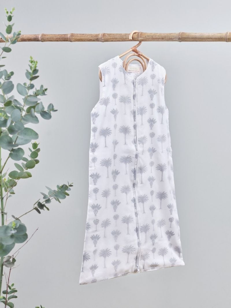 Unisex Babyschlafsack - Palm - Die Cotton-Cashmere-Kollektion  , aus weicher Baumwolle für 