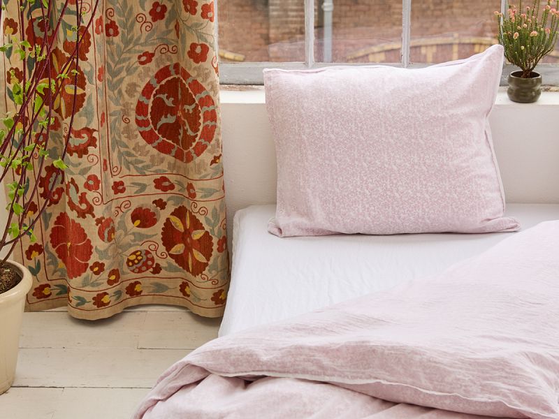 Unisex Housse de couette - Red Ivy - The Cotton Cashmere Collection  , en coton doux pour 
