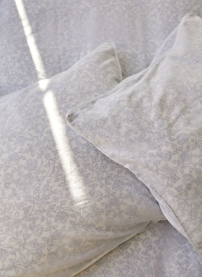 Unisex Dekbedovertrek - Lodhi Garden Blue - The Cotton Cashmere Collectie  , gemaakt van zacht katoen voor 