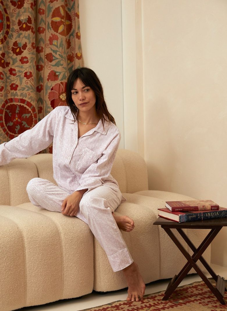Female Pyjama - Red Ivy - La Collection Coton Cachemire  , en coton doux pour 
