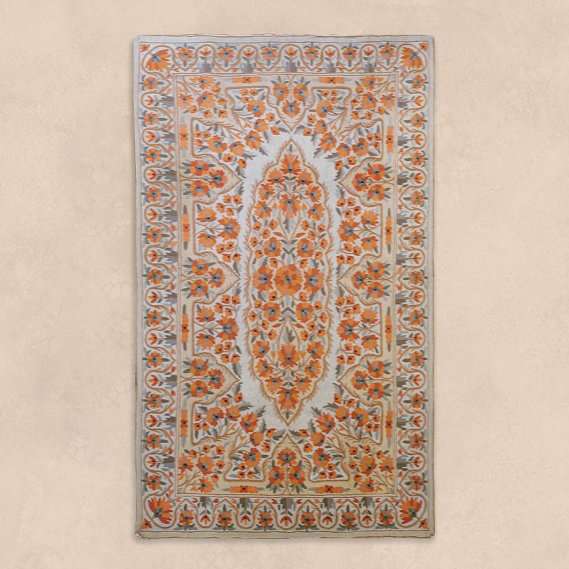 Unisex Kashmir Silk Embroidered Rugs  , en coton doux pour 