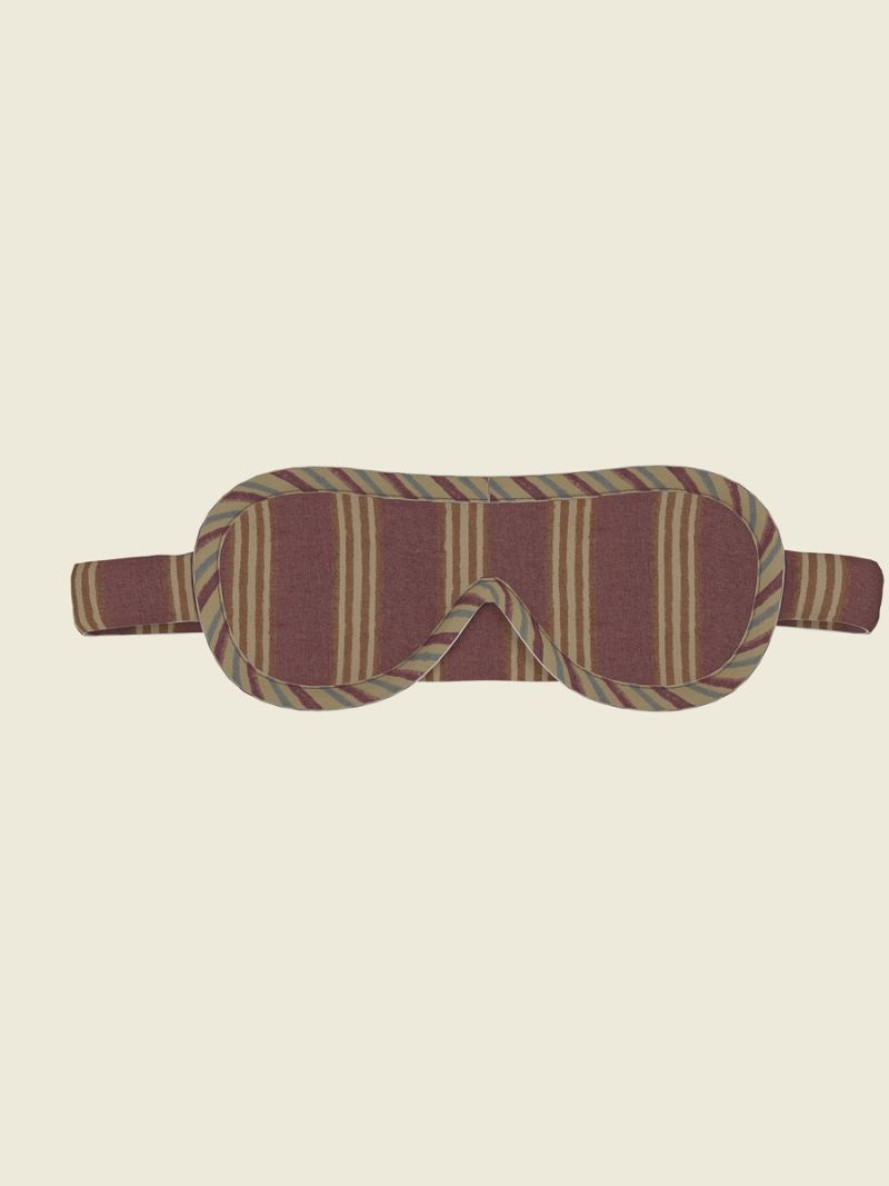Unisex Slaapmasker - Blockprint Collectie  , gemaakt van zacht katoen voor 