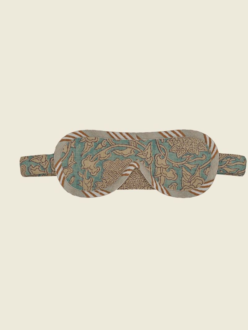Unisex Sleeping Mask - Block Print Collection  , made of soft cotton for 