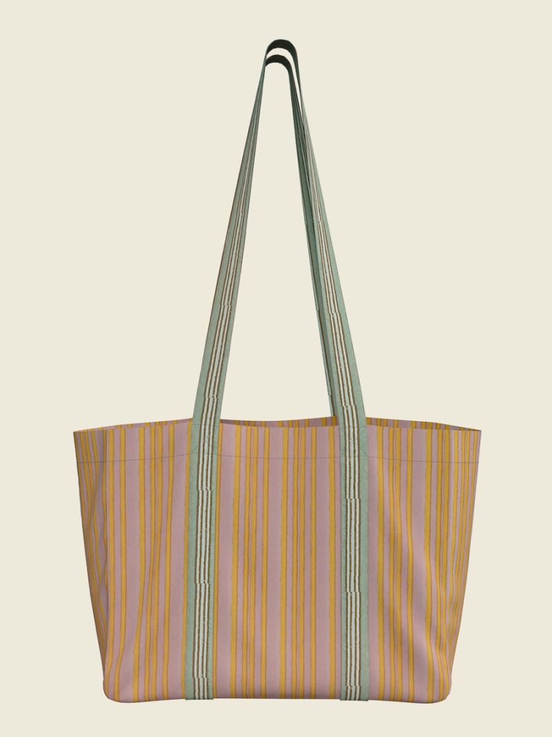 Unisex Tote Bag - Blockprint Collectie  , gemaakt van zacht katoen voor 