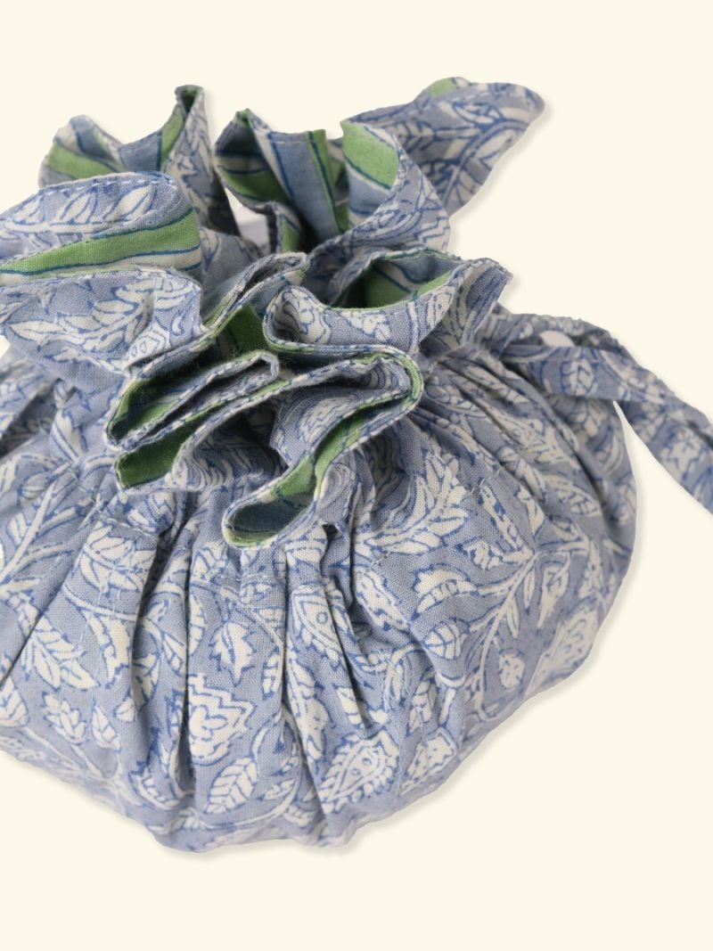 Unisex Pochette à bijoux - Collection d'Impression en Bloc  , en coton doux pour 