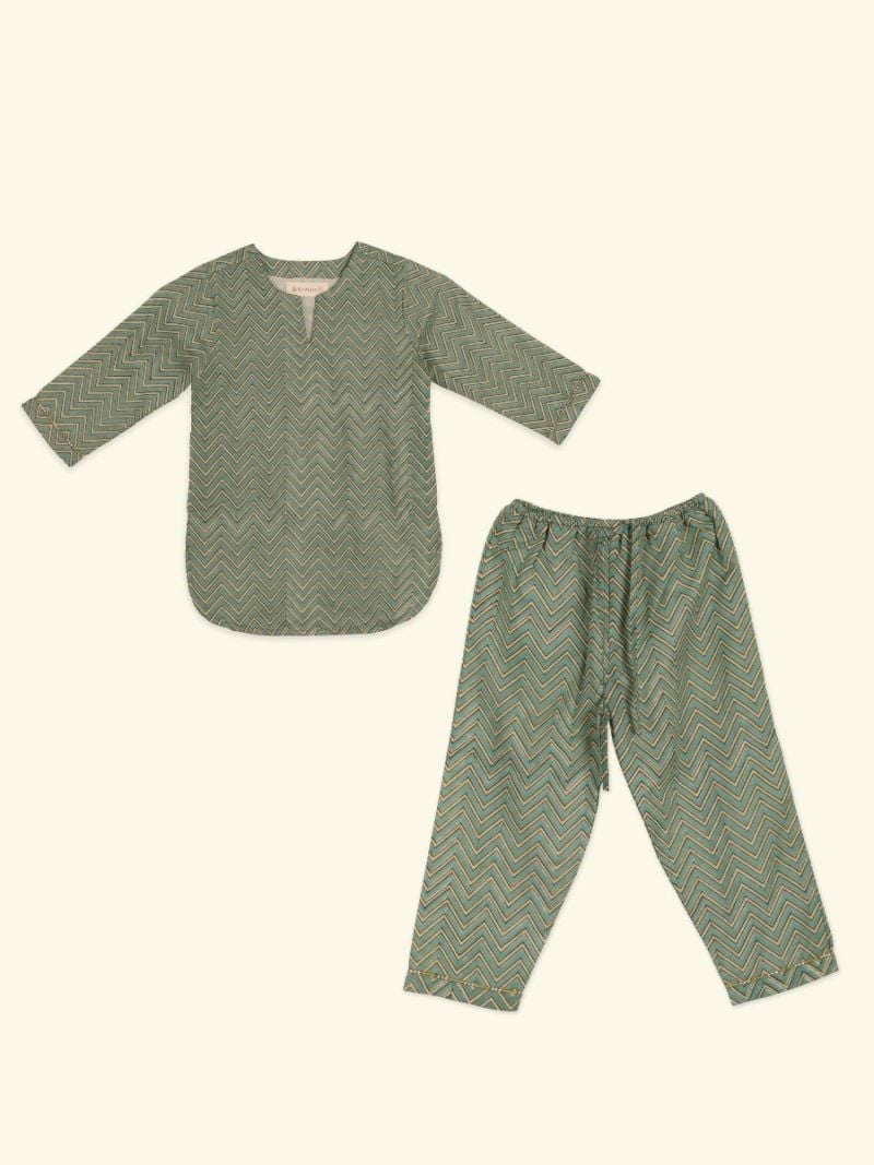 Unisex Pyjama enfant - Collection d'Impression en Bloc  , en coton doux pour 