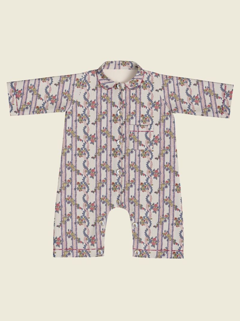Unisex Onesie - Blockprint Collectie  , gemaakt van zacht katoen voor 