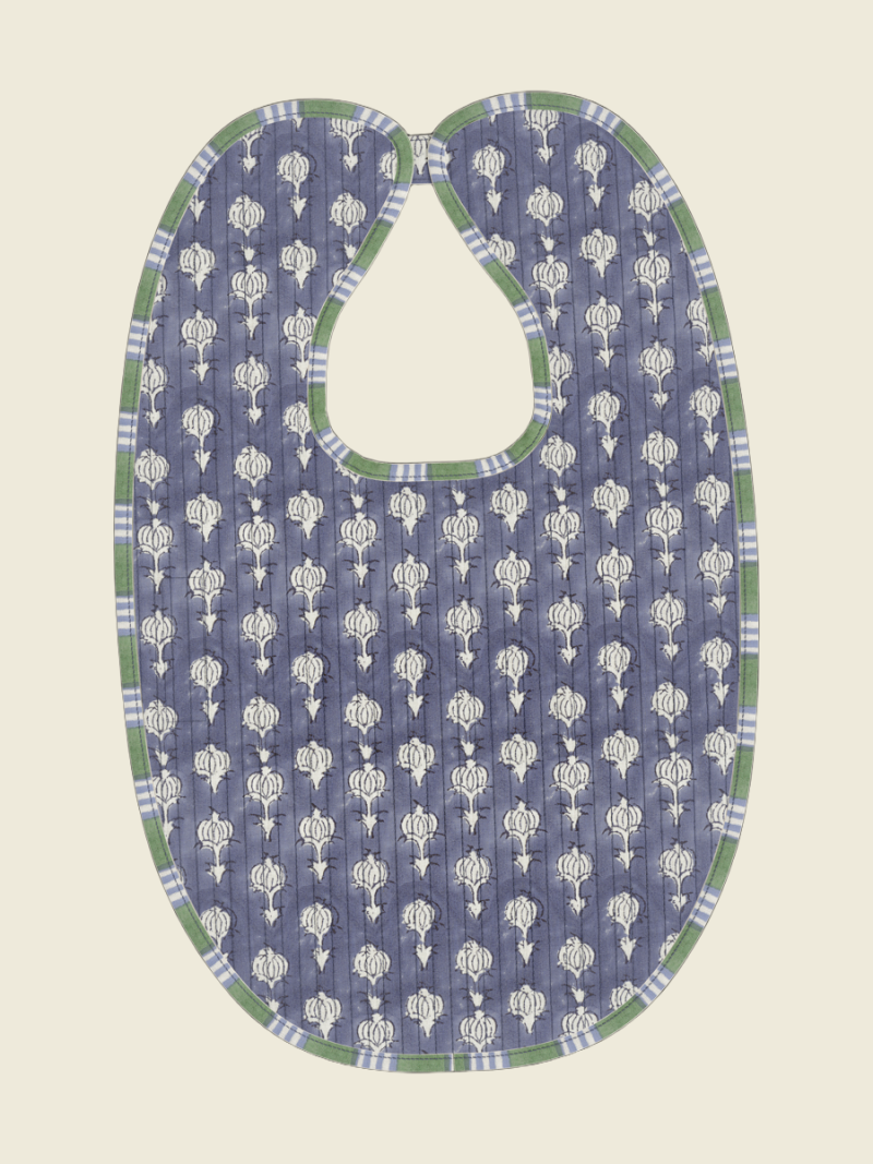 Unisex Slabbetje - Blockprint Collectie  , gemaakt van zacht katoen voor 