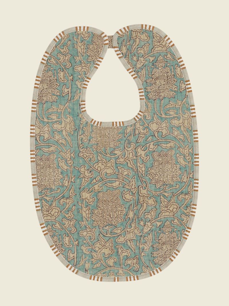Unisex Baby Bib - Block Print Collection  , made of soft cotton for 
