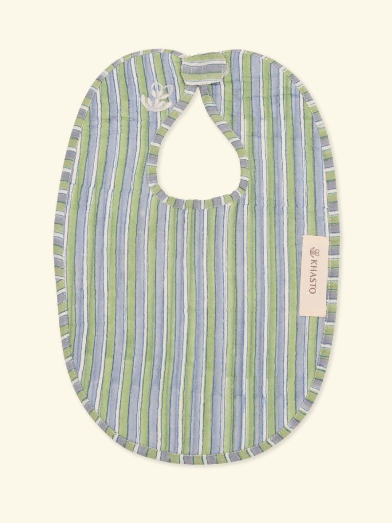 Unisex Baby Bib - Block Print Collection  , made of soft cotton for 