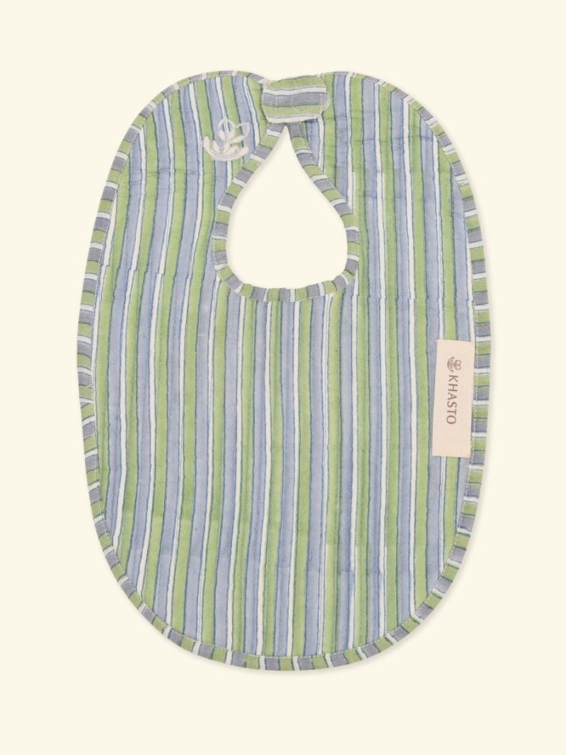 Unisex Bavoir pour bébé - Collection d'Impression en Bloc  , en coton doux pour 