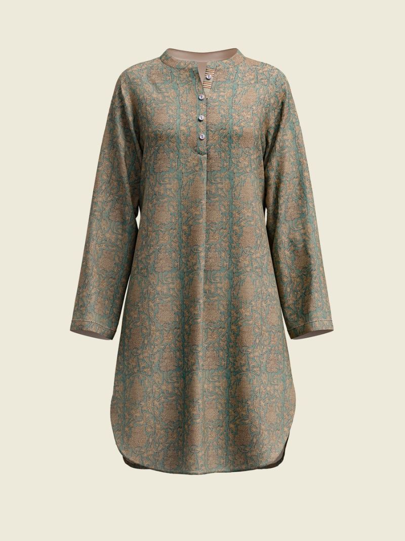 Female Nachthemd Dames - Blockprint Collectie  , gemaakt van zacht katoen voor 