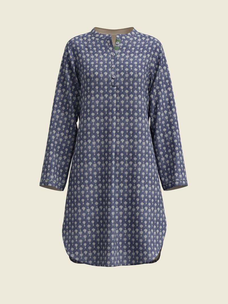 Female Nachthemd Dames - Blockprint Collectie  , gemaakt van zacht katoen voor 