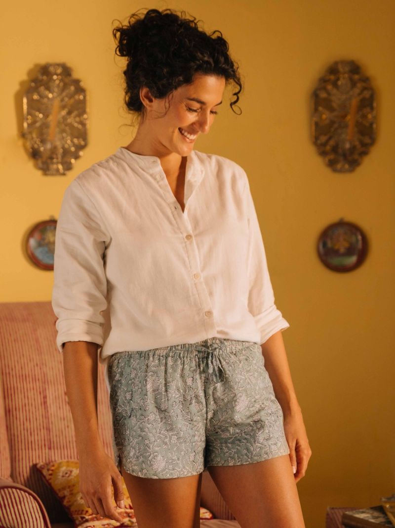 Female Boxershort Dames - Blockprint Collectie  , gemaakt van zacht katoen voor 