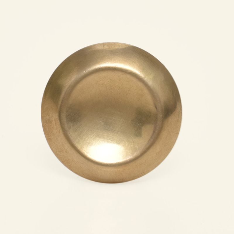 Unisex Drawer and Door Knobs - Brass Plain  , aus weicher Baumwolle für 