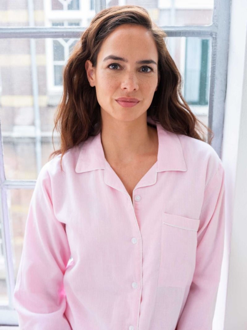Female Pyjama - Rose - La Collection Coton Cachemire  , en coton doux pour 