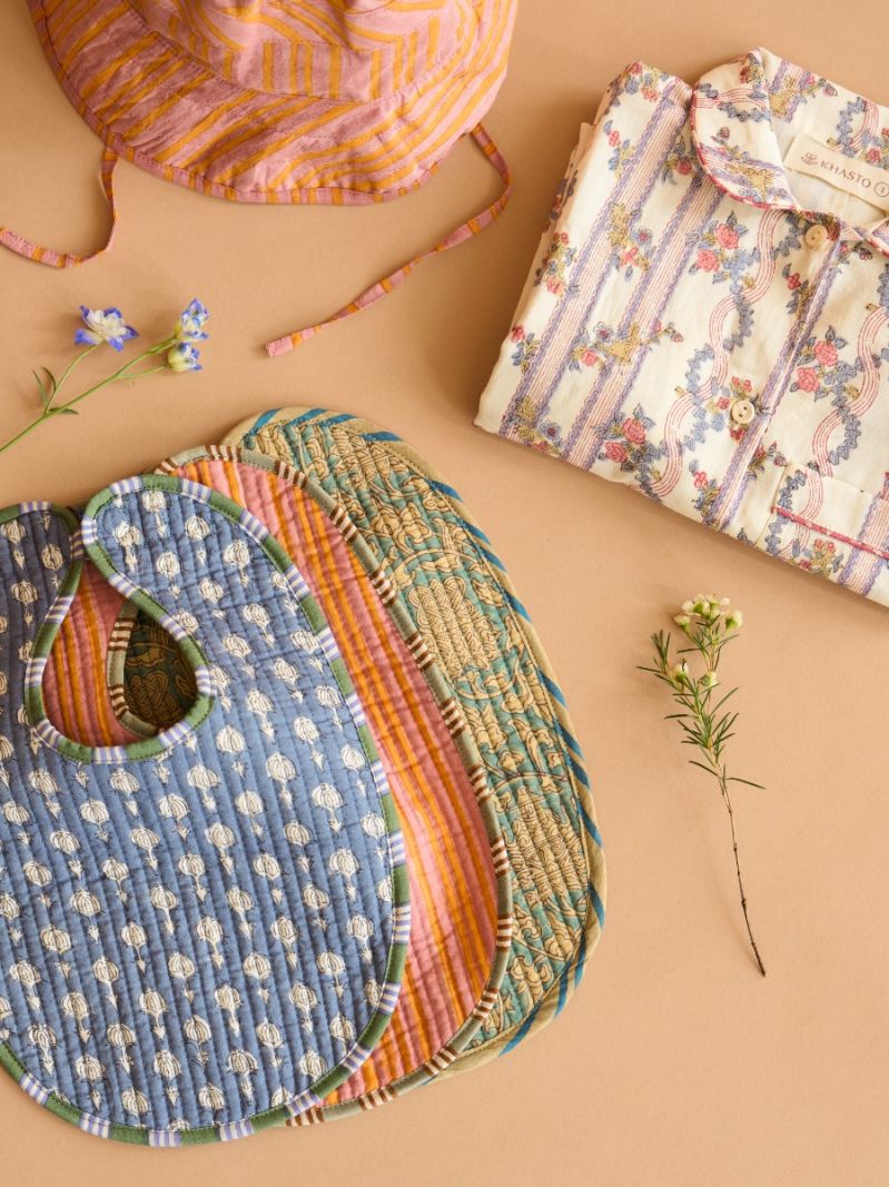 Baby Bib - Block Print Collection