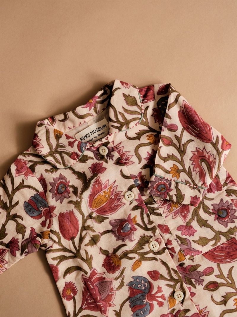 Onesie - Blockprint Collectie - Rijksmuseum Tulip Chintz
