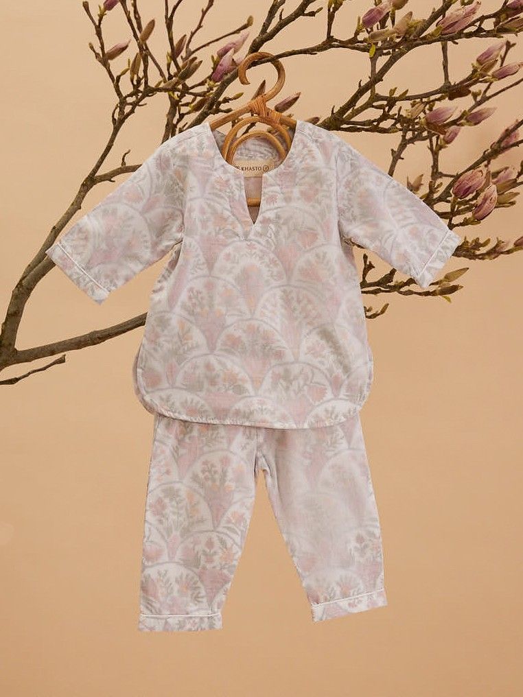 Kids Pyjama - Floral - The Cotton Cashmere Collectie