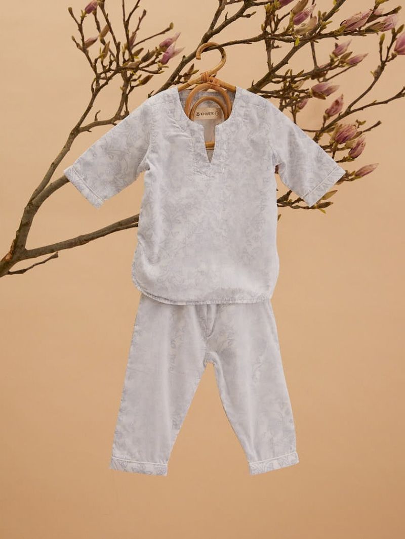 Kids Pyjama - Lodhi Garden Blue - The Cotton Cashmere Collectie
