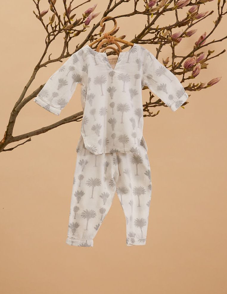 Kinderpyjama - Palm - Die Cotton-Cashmere-Kollektion