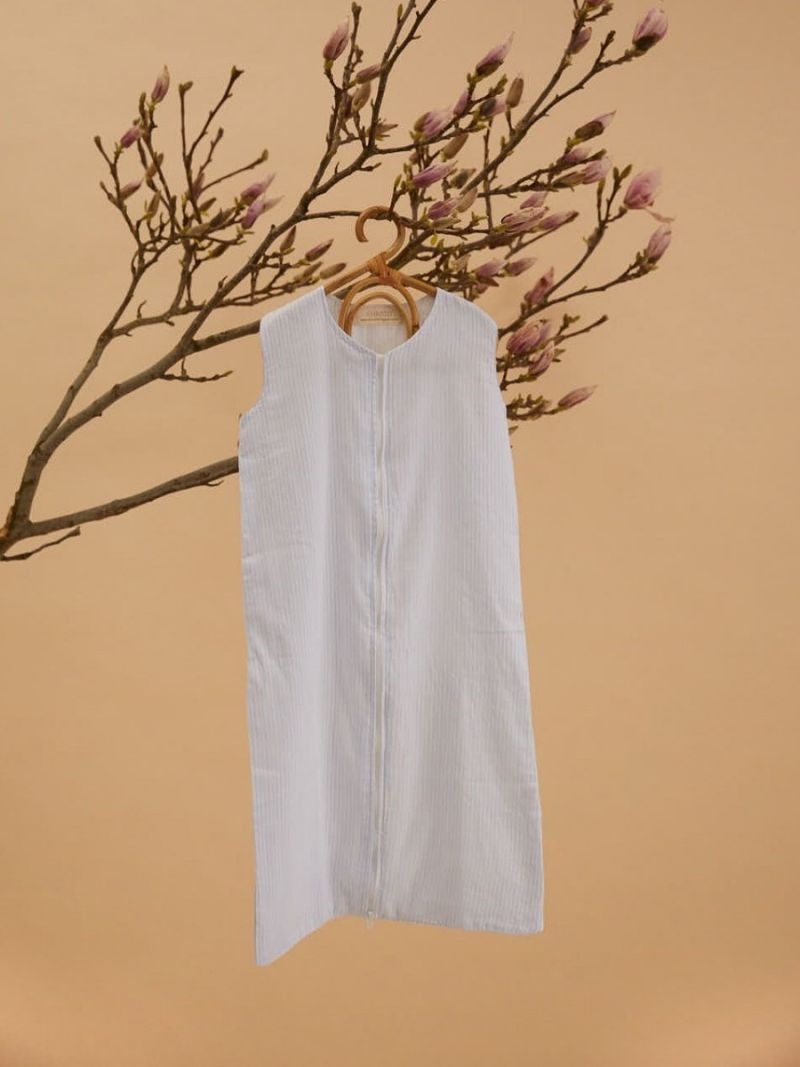 Baby Slaapzak - Blauwe Streep - The Cotton Cashmere Collectie