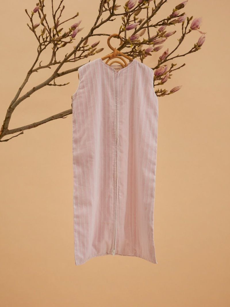Baby Slaapzak - Jaipur Red Stripe - The Cotton Cashmere Collectie