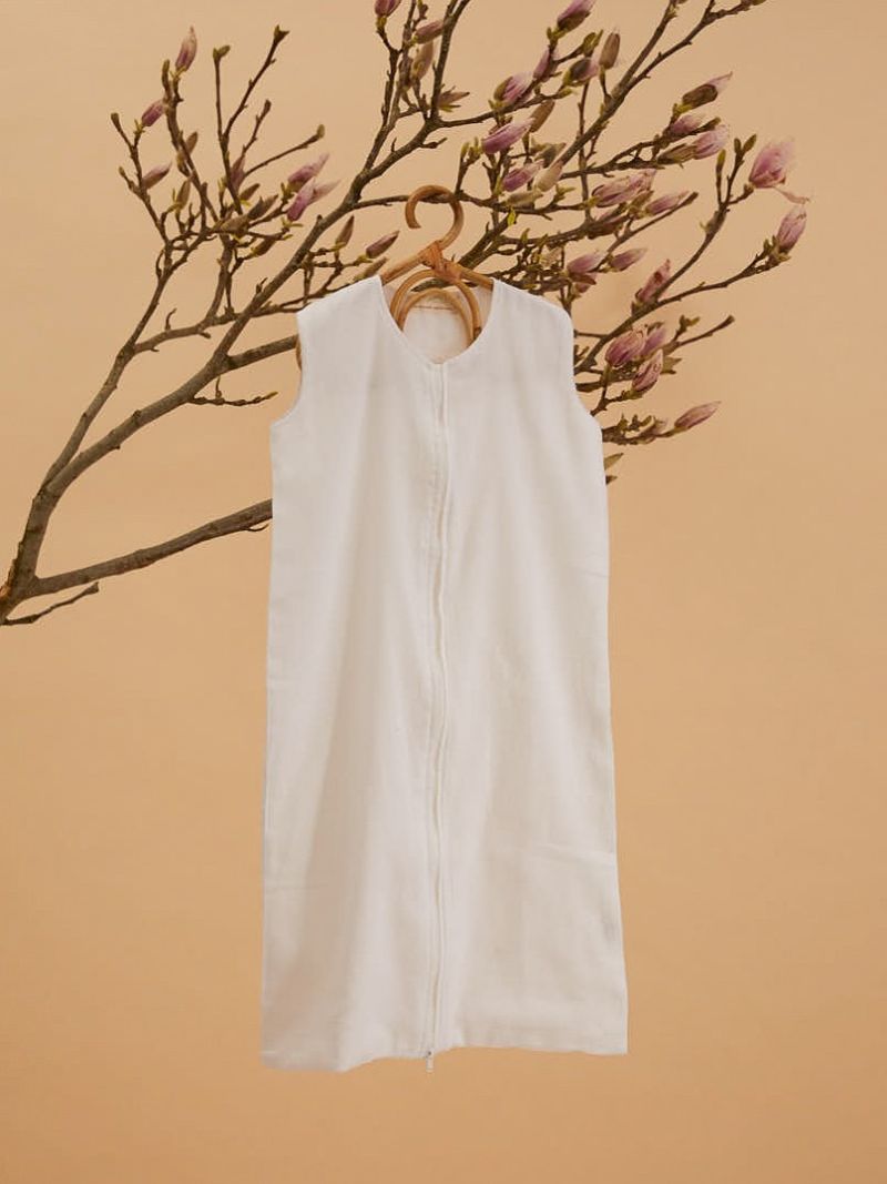 Baby Slaapzak - Wit - The Cotton Cashmere Collectie