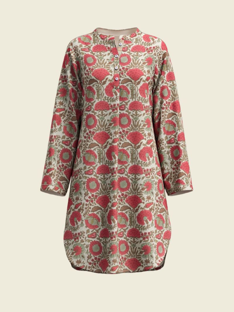 Nachthemd Dames - Blockprint Collectie