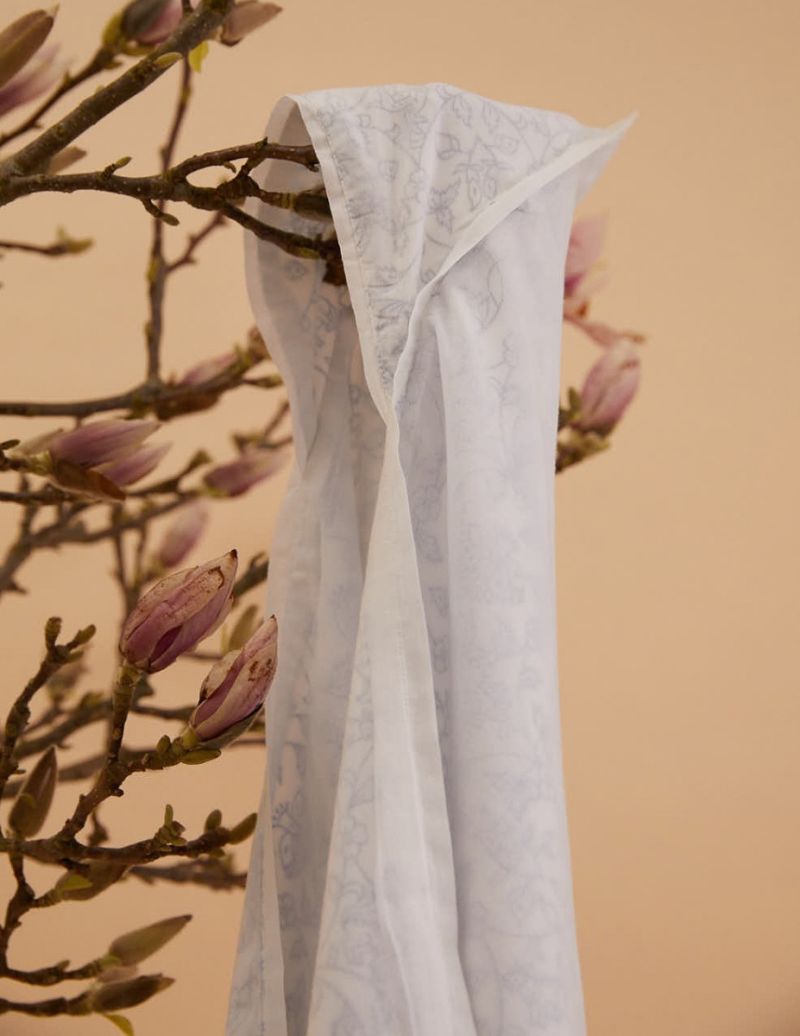 Baby Tragetuch - Lodhi Garden Blue - Die Cotton-Cashmere-Kollektion