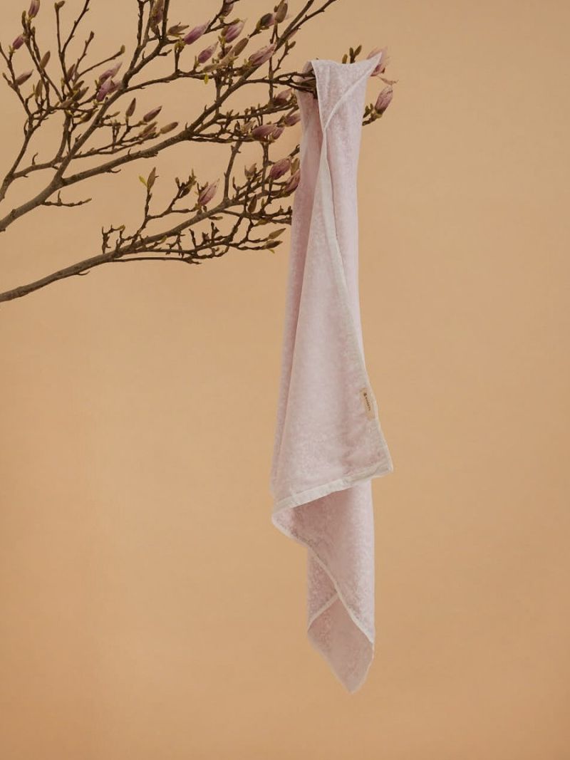 Baby Omslagdoek - Red Ivy - The Cotton Cashmere Collectie
